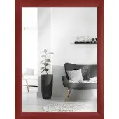 MendeFrames Wandspiegel Massivholz 28x35 cm Rot H220