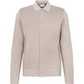 Seidensticker Strickjacke "Schwarze Rose", Herren, Gr. XL, beige, 100% Baumwolle, unifarben, regular fit, Strickjacken Strickjacke, 1/1 Kragen Uni