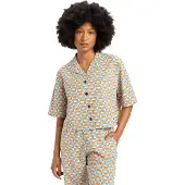 Quiksilver 1100000002199 "Dad", Damen, Gr. XS, blau (brittanyblauflorever), Obermaterial: 100% Baumwolle., Shirts 1100000002199