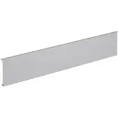 Hager BRS08027035 Brüstungskanal-Oberteil zu BRS Breite 80mm aus Stahlblech in lichtgrau - 2 Meter