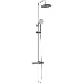 vidaXL Thermostatisches Duschset Chrom 27 x 46 x 123 cm Edelstahl 201