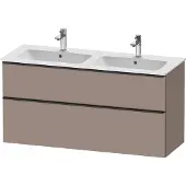 Duravit D-Neo bâti-support lavabo suspendu, 1280x625x462mm, 1 tiroir, avec poignée diamant noir
