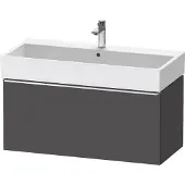 Duravit Waschtischunterschrank D-Neo 98,4x44,2cm, chr/Grap ma, 1 Ausz., wandhängend
