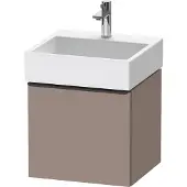 Duravit D-Neo Waschtischunterbau wandhängend, 484x440x442mm, 1 Auszug, mit Griff Diamantschwarz, DE42700BD430000