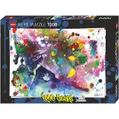 Heye Puzzle Meow, 1000 Teile, 1000 Stück(e), Kunst