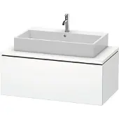 Duravit L-Cube Waschtischunterbau für Konsole, wandhängend, 1 Auszug, 1020x400x547mm, LC581408484, Farbe: Weiß Supermatt Dekor