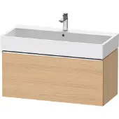 Duravit Waschtischunterschrank D-Neo 98,4x44,2cm, ch/Ei Nat, 1 Ausz., wandhängend