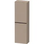 Duravit Halbhochschrank D-Neo 40x24cm, 1 Tür, 4 Bö, An L, sw/Leinen