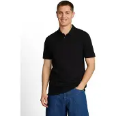 Tom Tailor Poloshirt DENIM, Herren, Gr. S, schwarz, Single Jersey, Obermaterial: 60% Baumwolle, 40% Polyester, Shirts Poloshirt