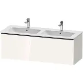 Duravit Waschtischunterschrank D-Neo 128x46,2x44cm, 1 A, wd, schwarz/weiß hgl