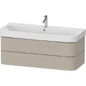 Duravit Happy D.2 Plus Waschtischunterbau wandhängend, 1175x490mm, 2 Schubkästen, HP4389060600000