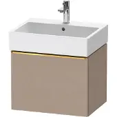 Duravit Waschtischunterschrank D-Neo 58,4x44,2cm, g pol/Lei, 1 Ausz., wandhängend