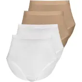 Sassa 4er Sparpack Slip Maxi LOVELY SKIN Skin white