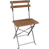 Bolero Klappbare Terrassenstühle Holzimitat