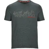 Killtec Lilleo MN TSHRT C dunkelgr n / natur gr n