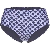 Seafolly - Marseille High Waisted Pant - Bikini-Bottom Gr 34 blau/lila