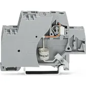 Wago 280-503/281-580 Bauelementklemme,Doppelstock,mit Abschlussplatte,grau 280503281580 - 50 Stück