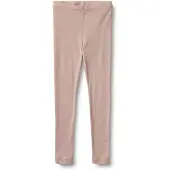 Wheat Leggings "Wool Leggings Agi", Jungen, Gr. 128, N-Gr, rosa (dry rose), Jersey, Obermaterial: 100% Wolle, unifarben, figurbetont knöchellang, Hosen Leggings