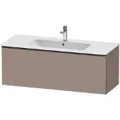 Duravit D-Neo Waschtischunterbau wandhängend, 1210x440x462mm, 1 Auszug, mit Griff Diamantschwarz, DE42640BD430000