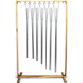 Bahadra Heilungs-Klangrohre Chakra im 7er Set mit Ständer -- 83x110 cm kaufen online