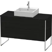 Duravit Waschtischunterschrank XSquare 120x54,8cm, E sw, f Kons, 2 Ausz., steh.
