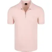 BOSS Polo Passerzip Half Zip Rosa