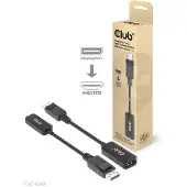 Club 3D CLUB3D DisplayPort1.4 auf HDMI 4K120Hz/8K60Hz HDR-Aktiv-Adapter St./B, 0,21 m, DisplayPort, HDMI, Stecker, Buchse, Gerade