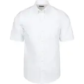 Steppin' Out Short Sleeve Hemd Oxford Yale Weiß