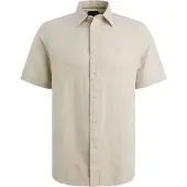 PME Legend Short Sleeve Hemd Cotton Linen Ecru