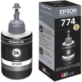 Epson 774 EcoTank-Tintenflasche in Pigmentschwarz, Schwarz, , EcoTank ET-4550 EcoTank ET-3600 EcoTank ET-16500, 140 ml, Schwarz, 140 ml