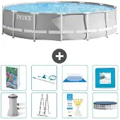 Intex Prism Frame Pool Rund - 427x107 cm - 7-teilig S539