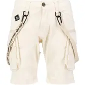 Alpha industries Shorts "Utility Short", Herren, Gr. 33, Normalgrößen, weiß (jet stream weiß), Obermaterial: 98% Baumwolle, 2% Elastan, Hosen Shorts