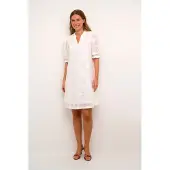Culture Kleid mit entspannter Passform white