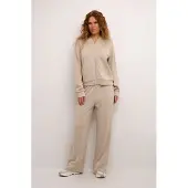 Kaffe Jerseyhose Loose fit Feather Gray beige