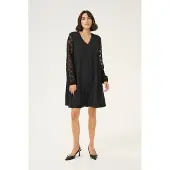 Kaffe Kleid A-shape black