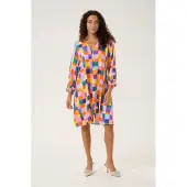 Culture Kleid mit femininer Silhouette multicolour