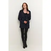 Culture Blazer Tight fit Salute dark blue