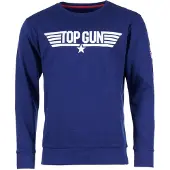 TOP GUN Sweatshirt "Sweatshirt PP201019", Herren, Gr. S, blau (navy), Obermaterial: 60% Baumwolle CO. 40% Polyester COOLMAX PES(Coolmax)., Sweatshirts Sweatshirt