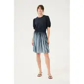 Culture Jerseykleid "Jerseykleid CUcain", Damen, Gr. M, N-Gr, blau (salute), Obermaterial: 100% Viskose CV., Kleider Jerseykleid