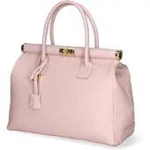 Gave Lux Aleria Handtasche Damen Echtleder Weiß Italy Bianco UNICA 35x26x16 cm