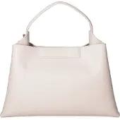 Viola Castellani Damenhandtasche aus 100% recyceltem Leder Magnetverschluss Schwarz Black B UNICA 30x22x7 cm ero
