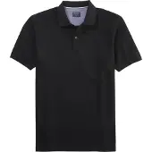 Olymp Poloshirt Piqué Schwarz