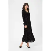 Kaffe Jerseykleid "Damen Jerseykleid KArosa", Damen, Gr. XS, N-Gr, schwarz (schwarz deep cc), Obermaterial: 64% Polyester PES. 28% Polyamid PA. 8% Elasthan EL., Kleider Jerseykleid