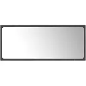 Syfax Badspiegel Grau 90x1,5x37 cm Holzwerkstoff