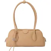 Calvin Klein EMBLEM TRIO PEBBLE SHOULDER BAG Damen Handtasche Beige : Größe - UNICA Größe: UNICA