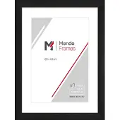 MendeFrames Holzrahmen Massivholz 60x80 cm Schwarz H220