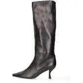 Marc Ellis Damenstiefel aus echtem Leder schwarz Spitzform und schlanker Absatz Black B 36