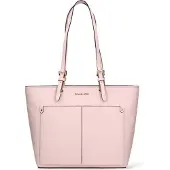 Michael Kors Aurélie Pro Shopper-Tasche aus Kunstleder, braun, mit Reißverschluss. UNICA, 37x26x17 cm, Artikelnummer: 35F3GTVT8B-LUGGAGE-OS