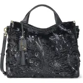 Braccialini Schwarze Handtasche von mit verstellbarem Schultergurt und Reißverschluss