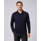LPO Funktionshemd "Funktionshemd Mavrix Trail", Herren, Gr. 3XL, Normalgrößen, blau (navy), Web, 100% Polyester, regular fit, Hemden Funktionshemd